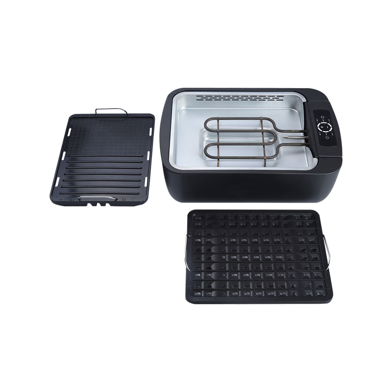 Smokeless-serien: WT-ISG802 elektrisk røykfri BBQ-grillpanne med temperaturkontroll
